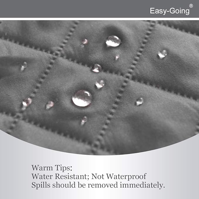 Easy-Going Reversible Couch Cover, Recliner 19 in, Water Resistant Furniture Mat - Image 3