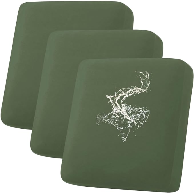Waterproof Couch Cushion Covers, Stretch Sofa Seat Slipcovers | Stretch Fabric by hyha