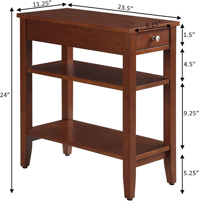 Convenience Concepts American Heritage Chairside End Table - Image 3