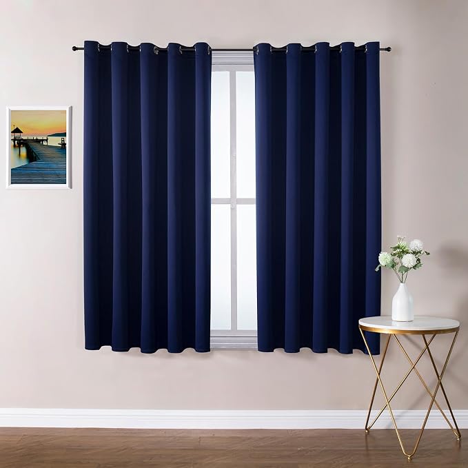 ChrisDowa Blackout Curtains for Bedroom and Living Room 70 Inches Wide | 2 by ChrisDowa