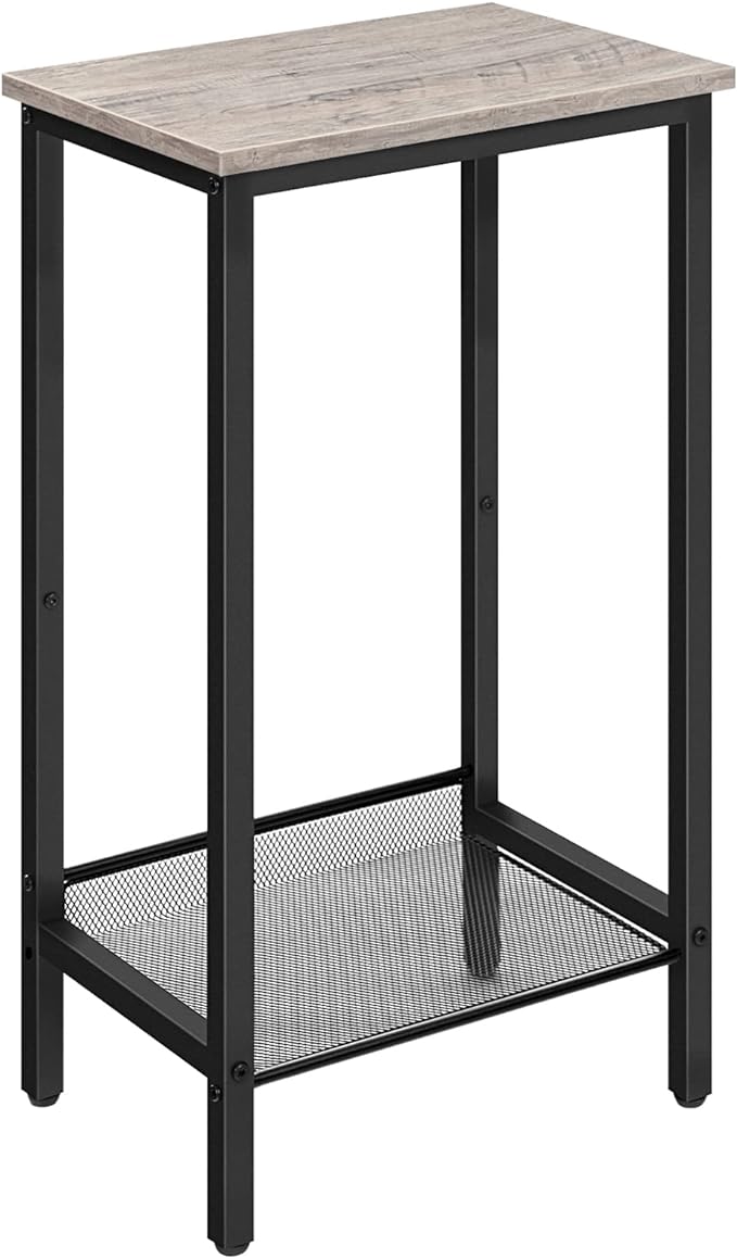 HOOBRO Tall Side Table, Industrial End Telephone Table by HOOBRO
