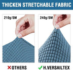 H.VERSAILTEX 4 Piece Stretch Sofa Covers - Image 3