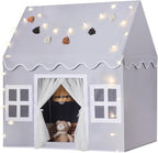 Kids Play Tent Indoor: Mat, Tassel Garland, Star Lights by Senodeer