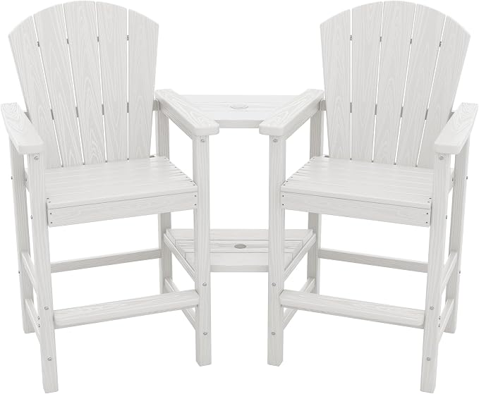 SERWALL Tall Adirondack Chairs Set of 2 by SERWALL