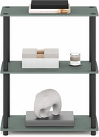 Furinno Turn-N-Tube Storage Shelves, 3-Tier Book Shelf, Corner Shelf, Toolless - Image 4