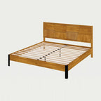 Bme Trapeze King Bed Frame – Modern Solid Wood Bed - Image 9