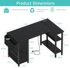 Lufeiya L Shaped Gaming Desk - Image 3