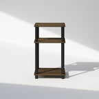 Furinno Just 3-Tier Turn-N-Tube Open Storage Nightstand, Plastic Poles - Image 7