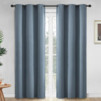 Yakamok Room Darkening Curtains 42x84 inch Length Stone Blue-Living Room | 2 by Yakamok