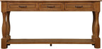 Knocbel Long Antique Entry Console Table - Image 3