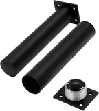 4 Pack Adjustable Furniture Legs Round 1.5" Dia Thickened Aluminum Alloy Sofa - Image 2