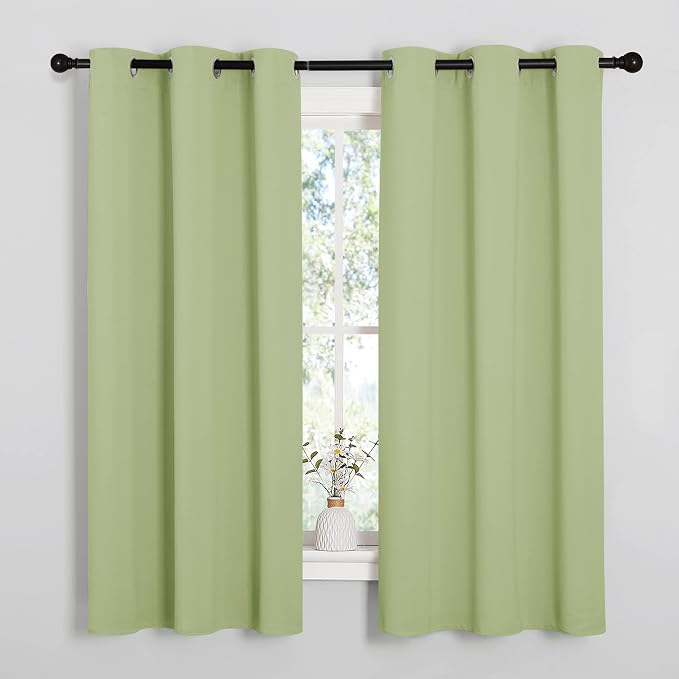 NICETOWN Nursery Curtains 63 inch Long, Thermal Insulated & Room Darkning by NICETOWN