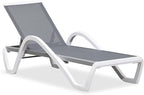 PURPLE LEAF Patio Chaise Lounge Chair by PURPLELEAF