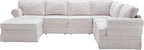 109.4" Fabric Upholstered Modular Sofa Collection, Modular Customizable - Image 3