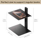 Invisible Floating Bookshelf for Wall, 8 Tier Vertical Spine Book Tower Wall - Image 3