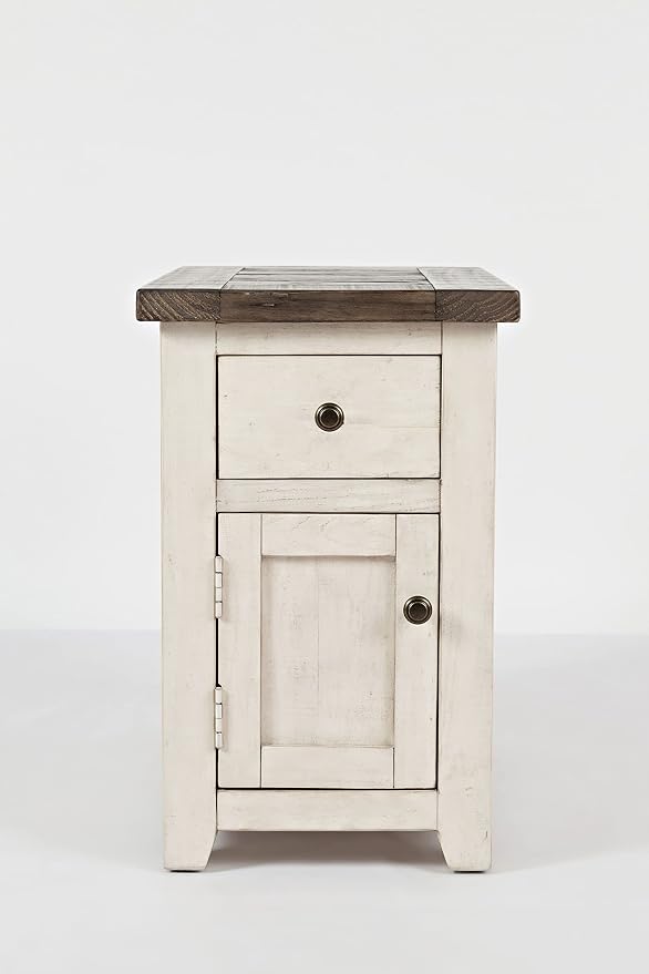 Jofran Madison County Pine Farmhouse Chairside Table by Jofran+Inc.