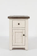 Jofran Madison County Pine Farmhouse Chairside Table by Jofran+Inc.