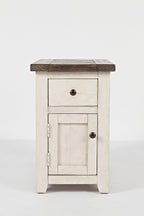 Jofran Madison County Pine Farmhouse Chairside Table by Jofran+Inc.