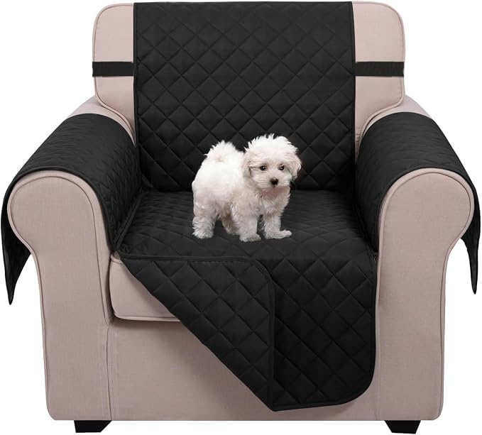 U-NICE HOME Reversible Recliner Chair Covers, Pet Friendly, Elastic Straps by U-NICEHOME