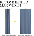 NICETOWN Blackout Curtains for Living Curtains, Window Treatment Curtains & - Image 6