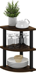Furinno Turn-N-Tube Kitchen Countertop Organizer, 3-Tier Corner Countertop by Furinno-FitsYourSpaceFitsYourBudget