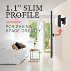 No Stud TV Wall Mount, Drywall Studless TV Hanger No Damage, No Drill, Non - Image 2