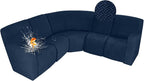 ALIECOM 100% Waterproof Recliner Sectional Couch Covers L Shape Stretch Corner by ALIECOM