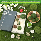 Lezmarket 18 Pcs Decorative Moss Balls for Centerpiece Bowls Assorted Sizes - Image 7