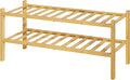 Kitsure Bamboo Wooden Shoe Rack by Kitsure