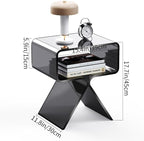 Acrylic Nightstand Side Table Modern Design Clear Home Decor Display End Table - Image 3