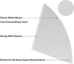 HORLIMER Floating Corner Shelf Wall Mount, Living Room - Image 4