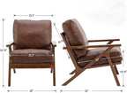 HNY Mid Century Arm Chair, Retro Accent Armchair - Image 2
