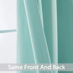 Yakamok Aqua Room Darkening Window Curtains 52x36 Inch - Image 6