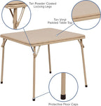 Flash Furniture Mindy Kids 3-Piece Folding Square Table and Chairs Set - Image 7