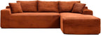 108" Cloud Sectional Couch, Modern Modular Sectional Sofa - Image 9