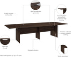 Bush Business Furniture 120-inch Office Conference Table - Image 7