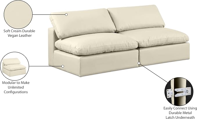 Meridian Furniture 188Cream-S78 Comfy Collection Modern | Contemporary - Image 9