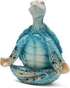 VVGIFTS Sea Turtle Meditation Yoga Decor, Garden Figurine Sea Turtle Meditating - Image 6