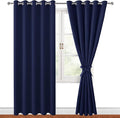 Blackout Curtains for Bedroom, 60 x 84 Inches Long, Window Curtains for Living by Hiasan