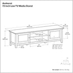 SIMPLIHOME Amherst TV Stand - Image 13
