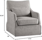 Martha Stewart London Swivel Chair - Image 3