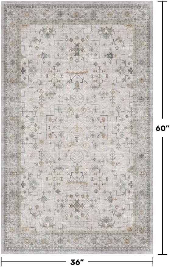 Washable 3x5 Large Bathroom Rug - Image 2