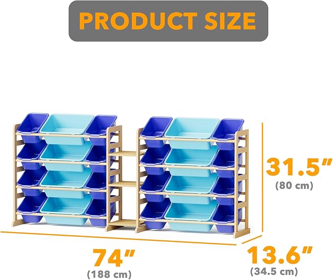 SpaceAid Large Toy Storage Organizer - Image 2
