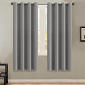H.VERSAILTEX Insulated Thermal Blackout 72-Inch Long Grey Curtain Panels Pair by HVERSAILTEX
