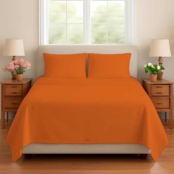Sleeper Sofa Bed Sheet, 100% Cotton 400 Thread Count, 4 Piece Set, Deep Pocket by BeyondWhatYouSee