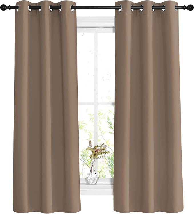 NICETOWN Blackout Window Curtains 63 inch Length by NICETOWN