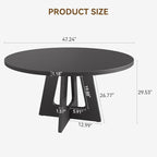 GAOMON 47 Inch Round Dining Table - Image 6