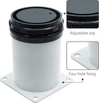 4 Pack Adjustable Furniture Legs 4 Inch, Stainless Steel Adjustable Legs Metal - Image 5