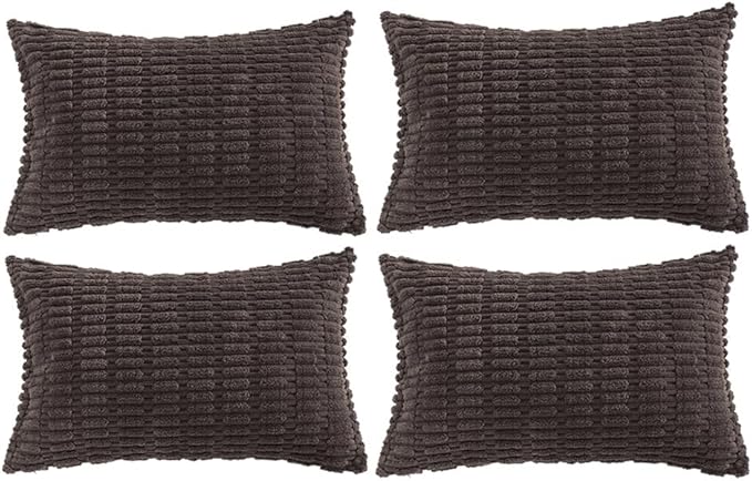 Fancy Homi 4 Packs Decorative Throw Pillow Covers by Fancy+Homi