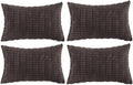Fancy Homi 4 Packs Decorative Throw Pillow Covers by Fancy+Homi